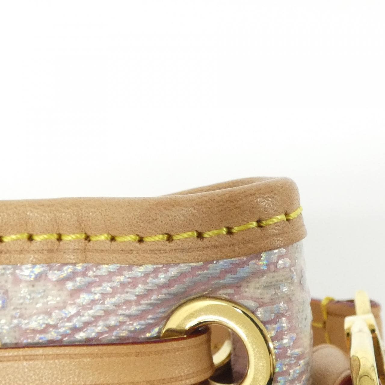 ルイヴィトン モノグラム ラミネーテッド ジャカード ナノ ノエ  2023PF M82427 ショルダーバッグ