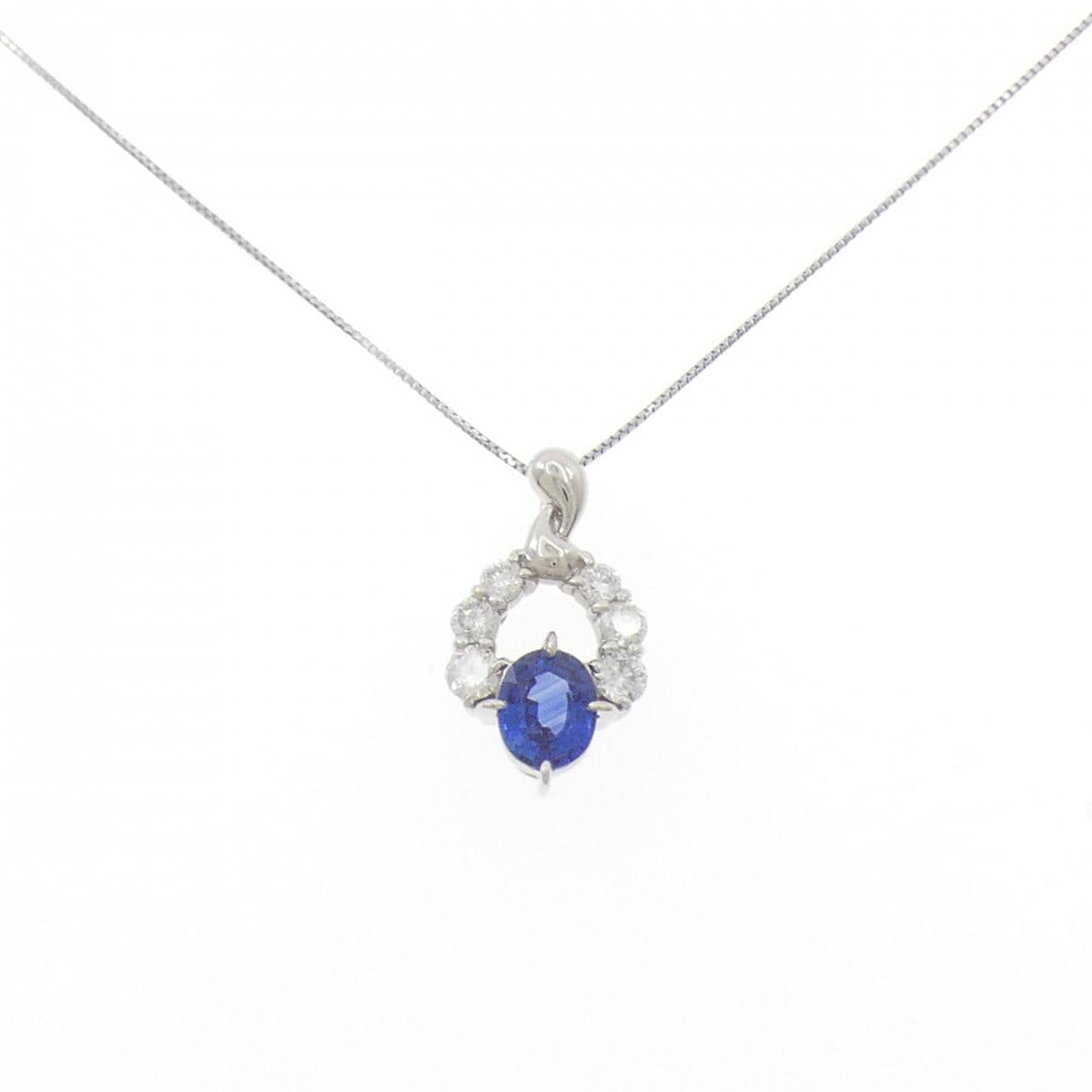 PT900/PT850 サファイヤ ネックレス 1.02CT