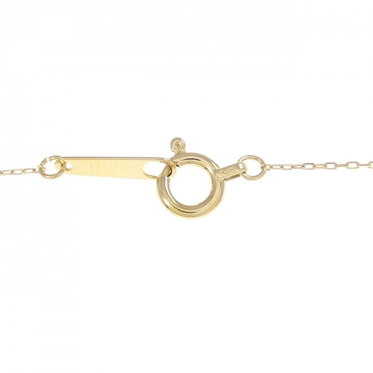 K18YG ダイヤモンド ネックレス 0.10CT