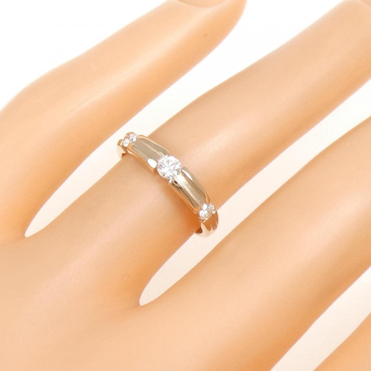 K18PG ダイヤモンド リング 0.20CT