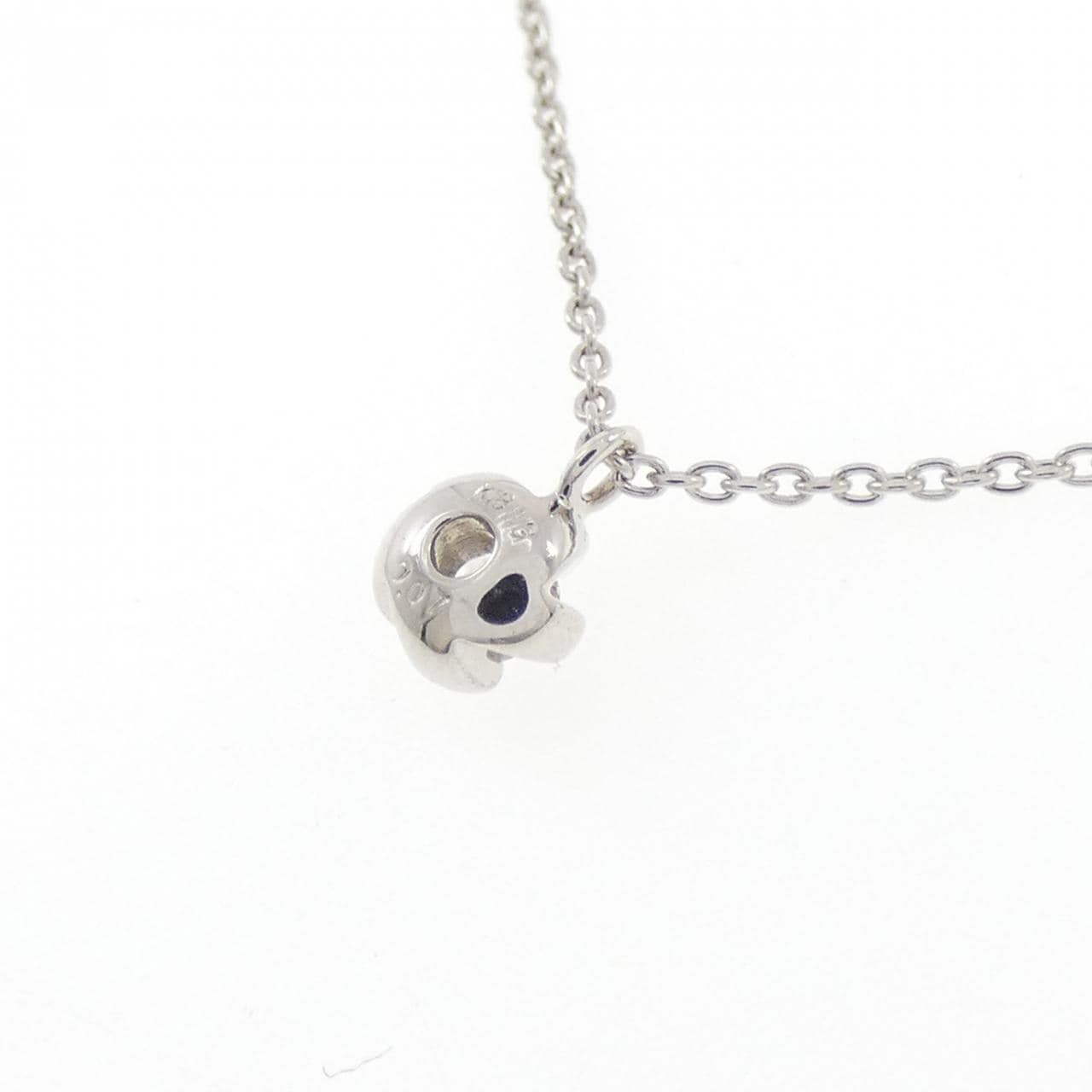 K18WG ダイヤモンド ネックレス 0.07CT