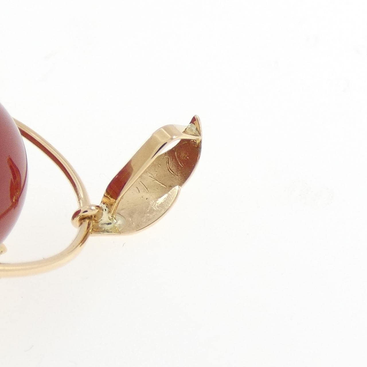 K18YG サンゴ ペンダント