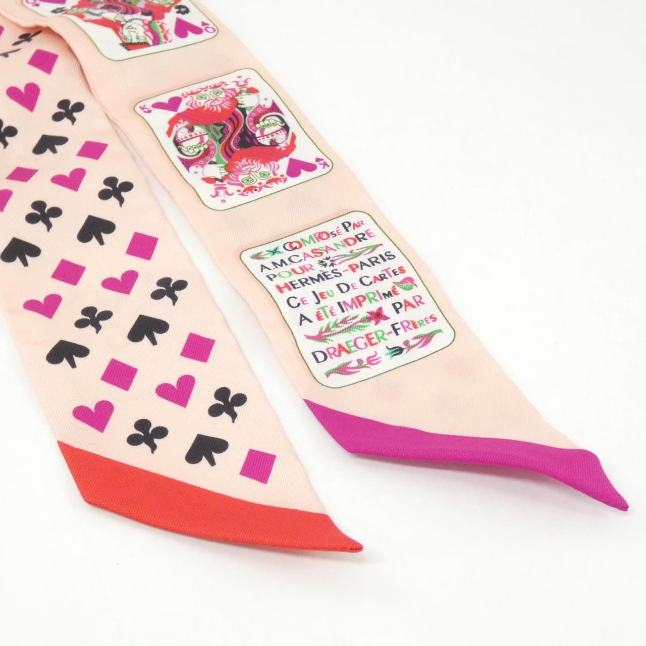 エルメス JEU DE CARTES ツイリー 063169S スカーフ