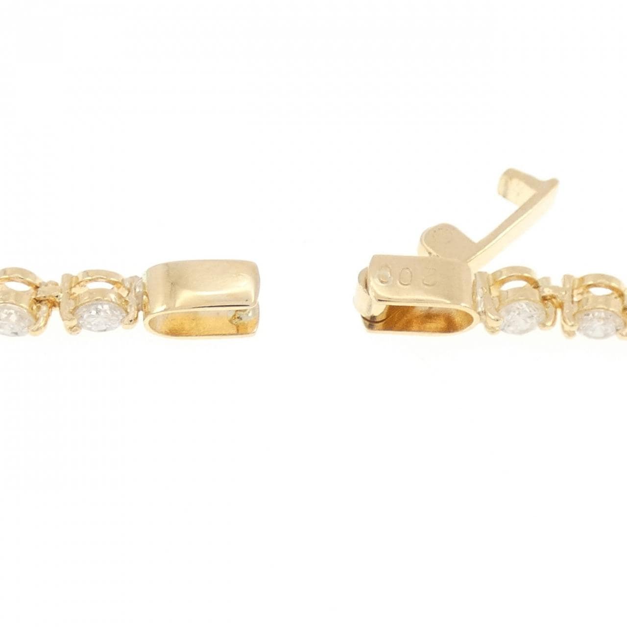 K18YG ダイヤモンド ブレスレット 2.00CT