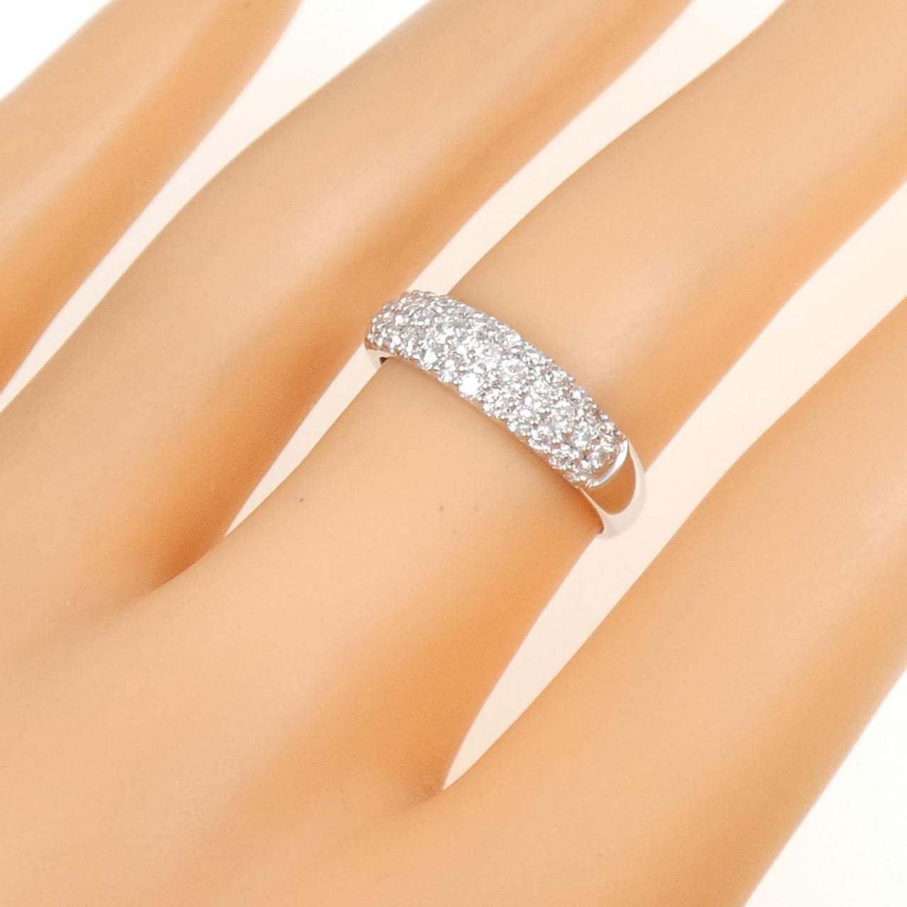 PT900 パヴェ ダイヤモンド リング 0.50CT