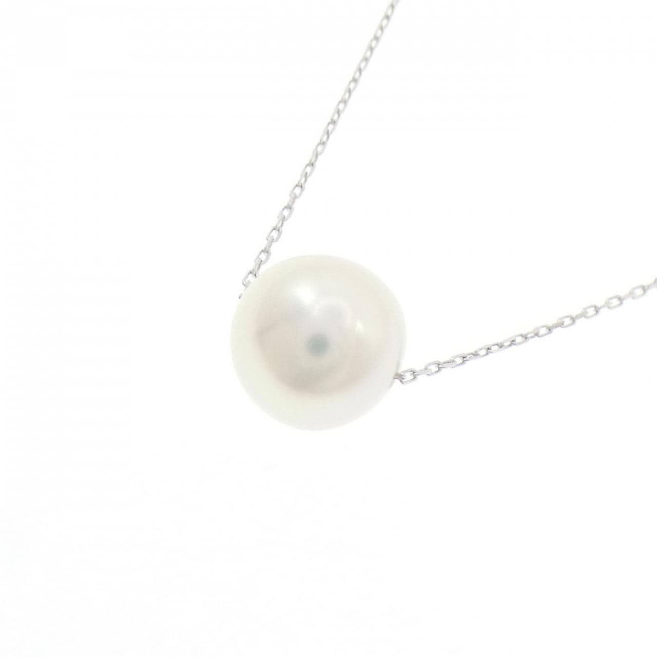 K18WG アコヤパール ネックレス 7.7mm