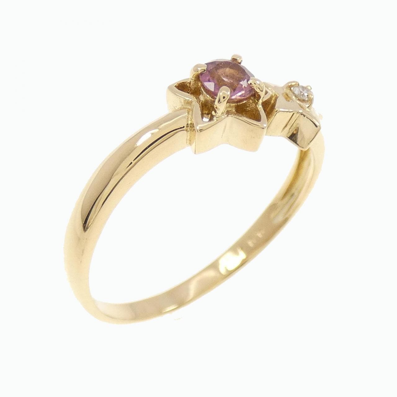 K18YG Star Tourmaline Ring