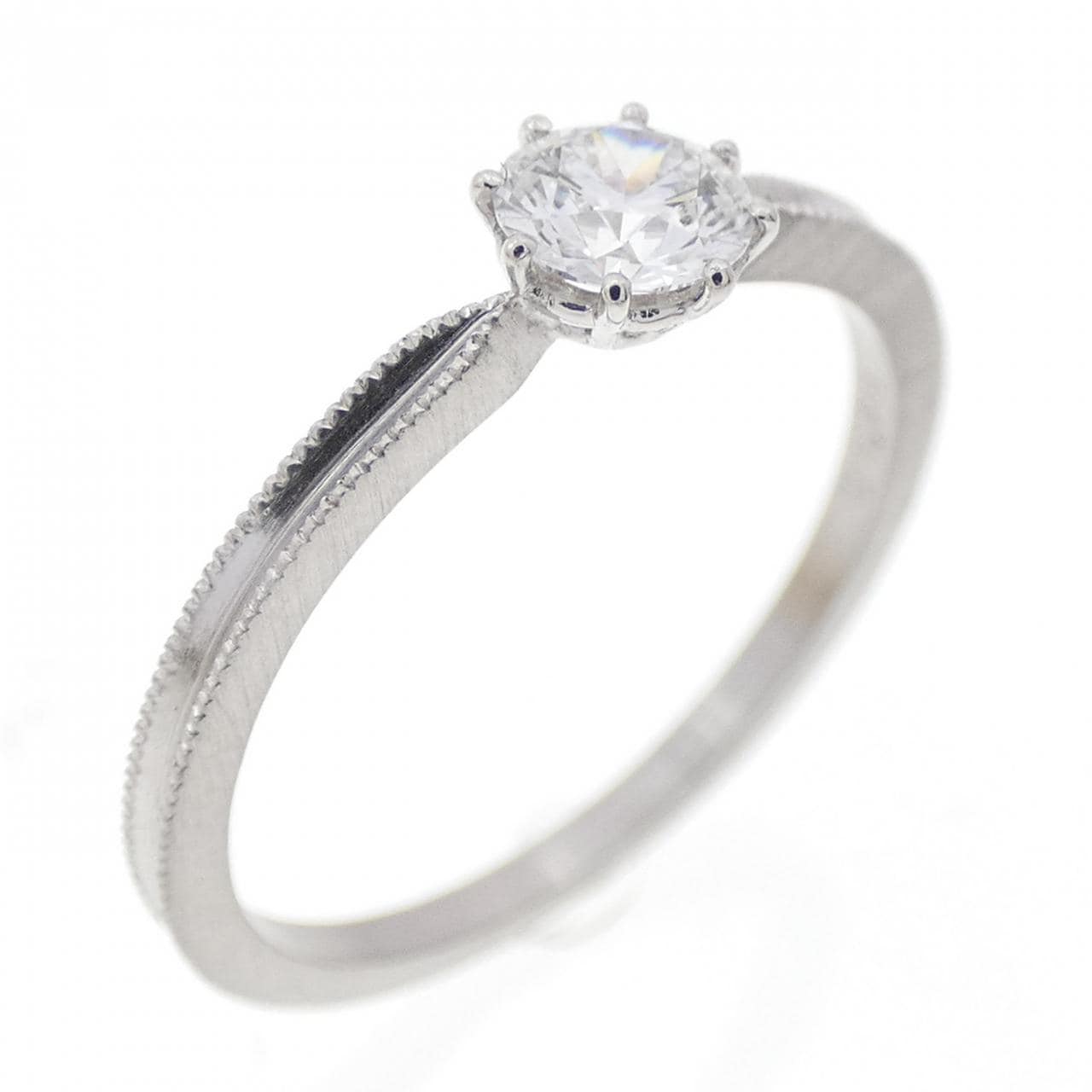 アーカー ソルティアラウンド リング 0.23CT D IF 3EXT H&C