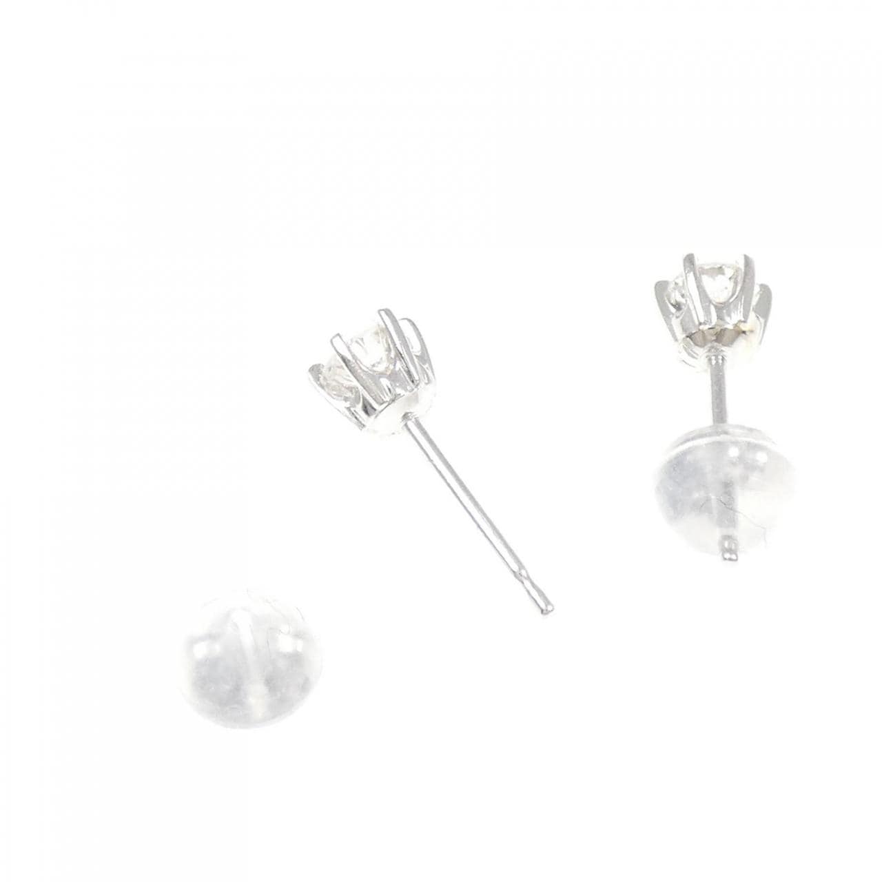 PT850/PT900 ソリティア ダイヤモンド ピアス 0.353CT