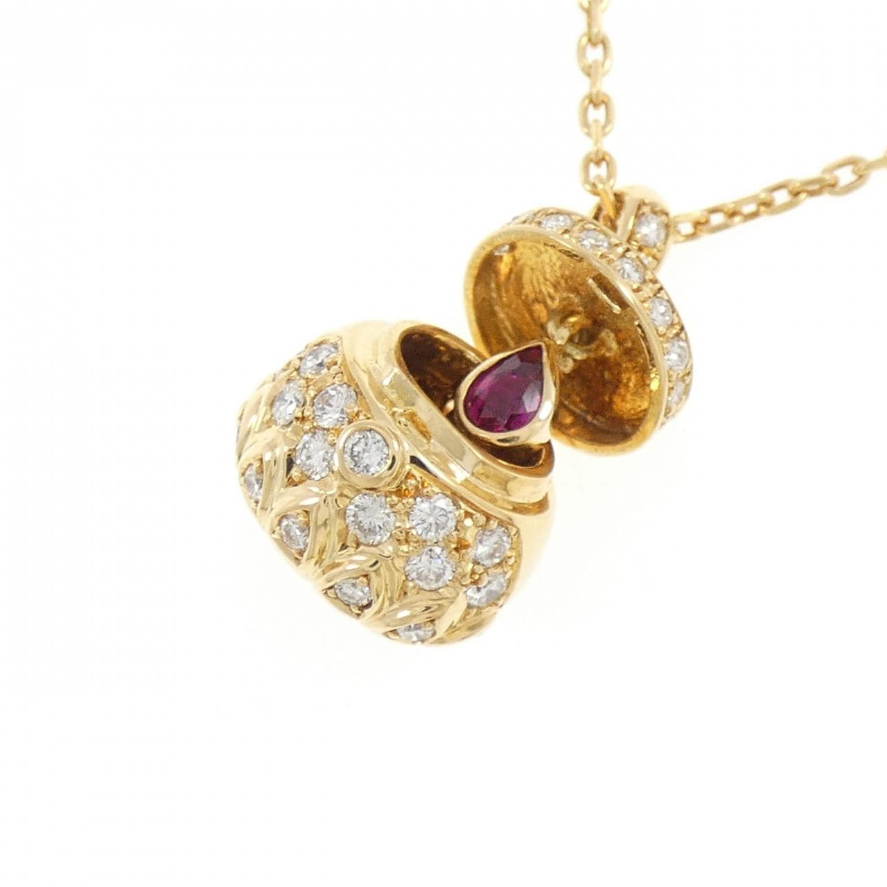 ポーラ ルビー ネックレス 0.17CT