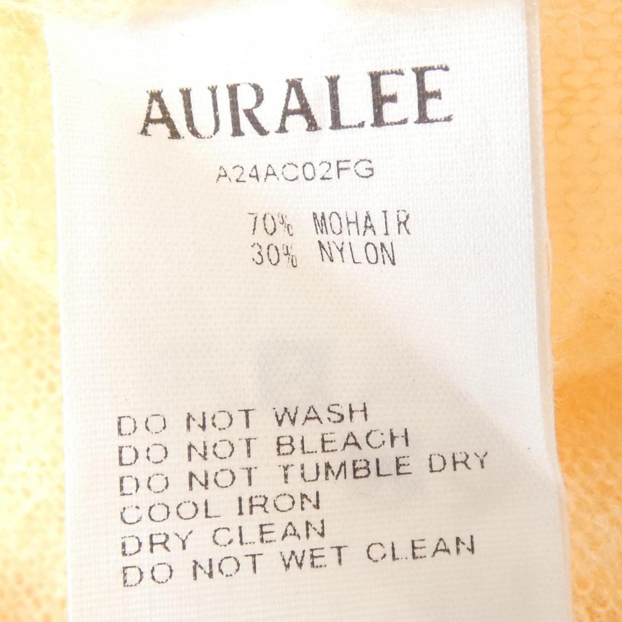 オーラリー AURALEE A24AC02FG カーディガン