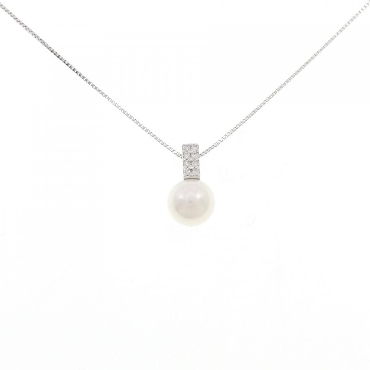 K18WG アコヤパール ネックレス 6.3mm