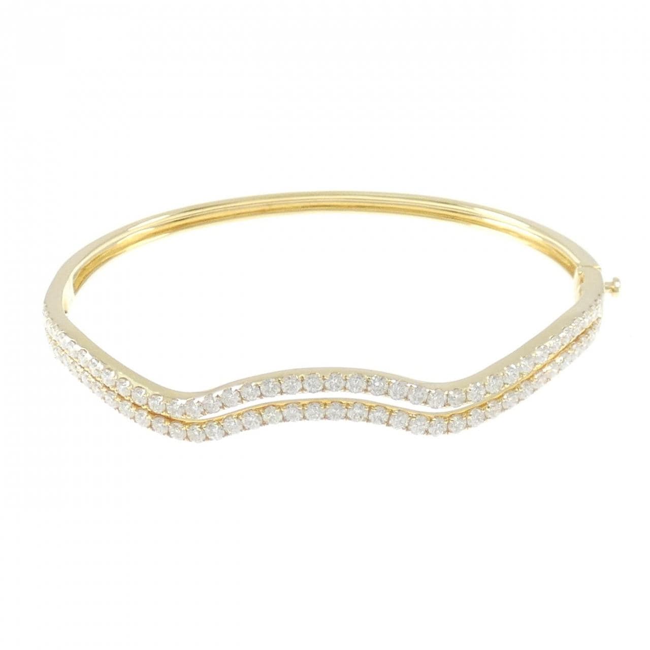 K18YG Diamond Bangle 2.20CT