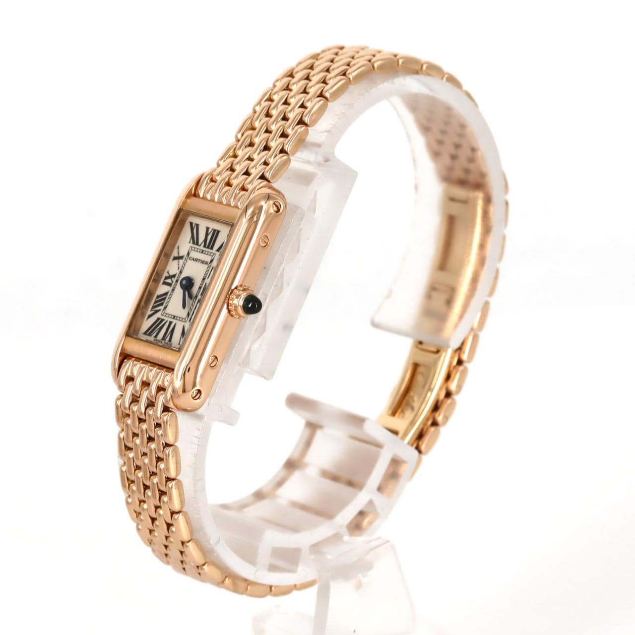 カルティエ タンクアロンジェ PG W15338V4 PG･RG クォーツ