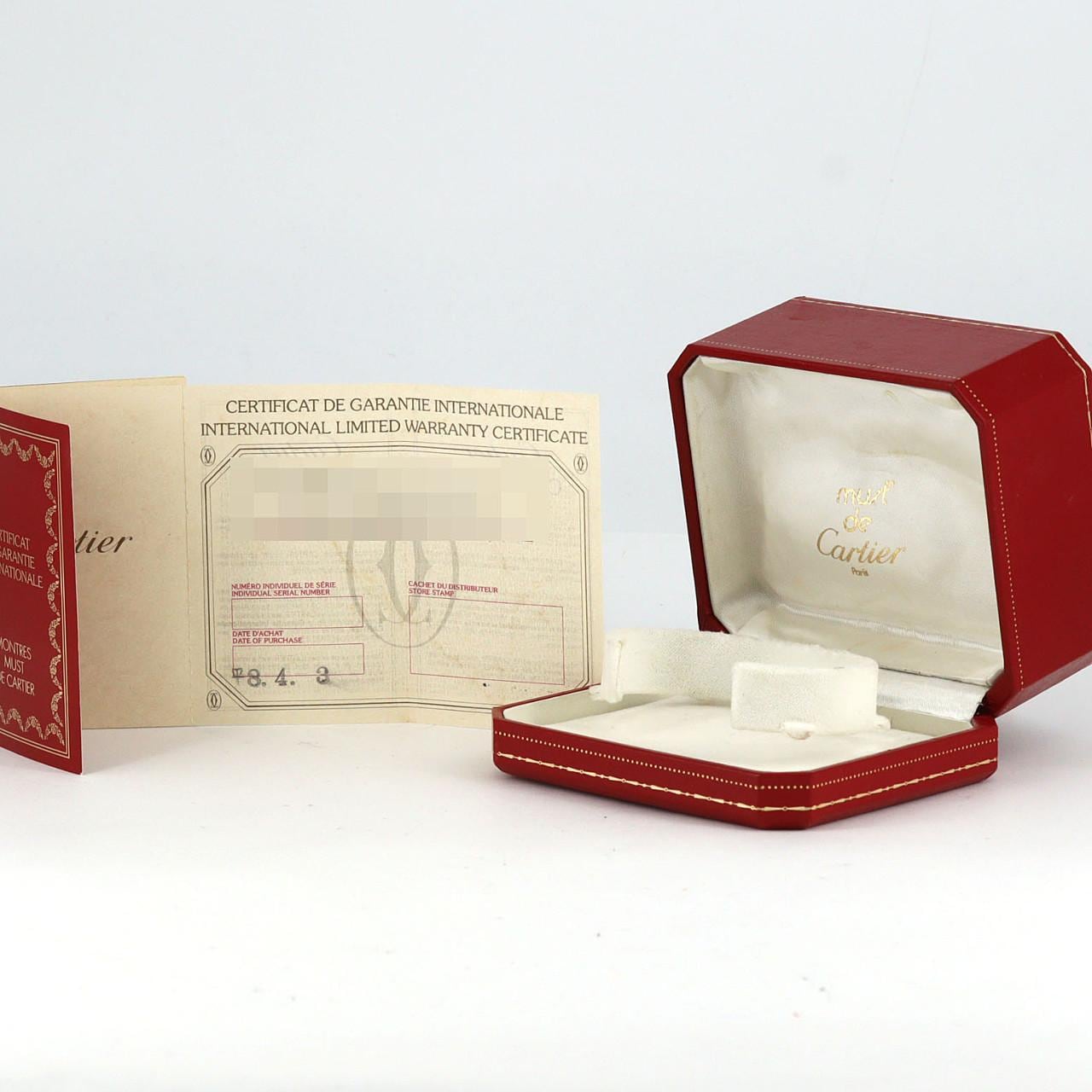 【ノーメンテナンス特価】カルティエ マストタンクSM GP W1003153 GP クォーツ