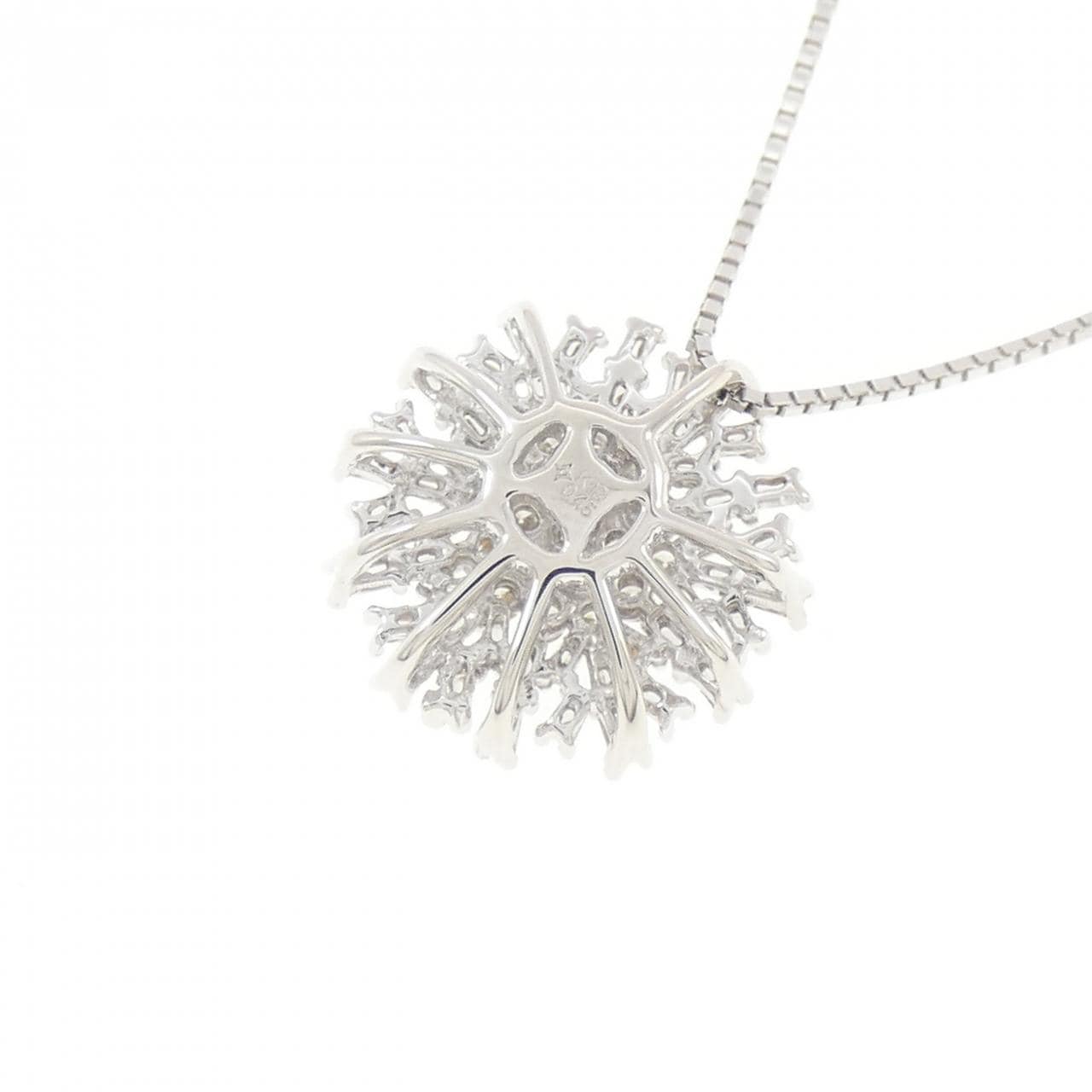 ジーエスティービー K18WG ネックレス 0.45CT