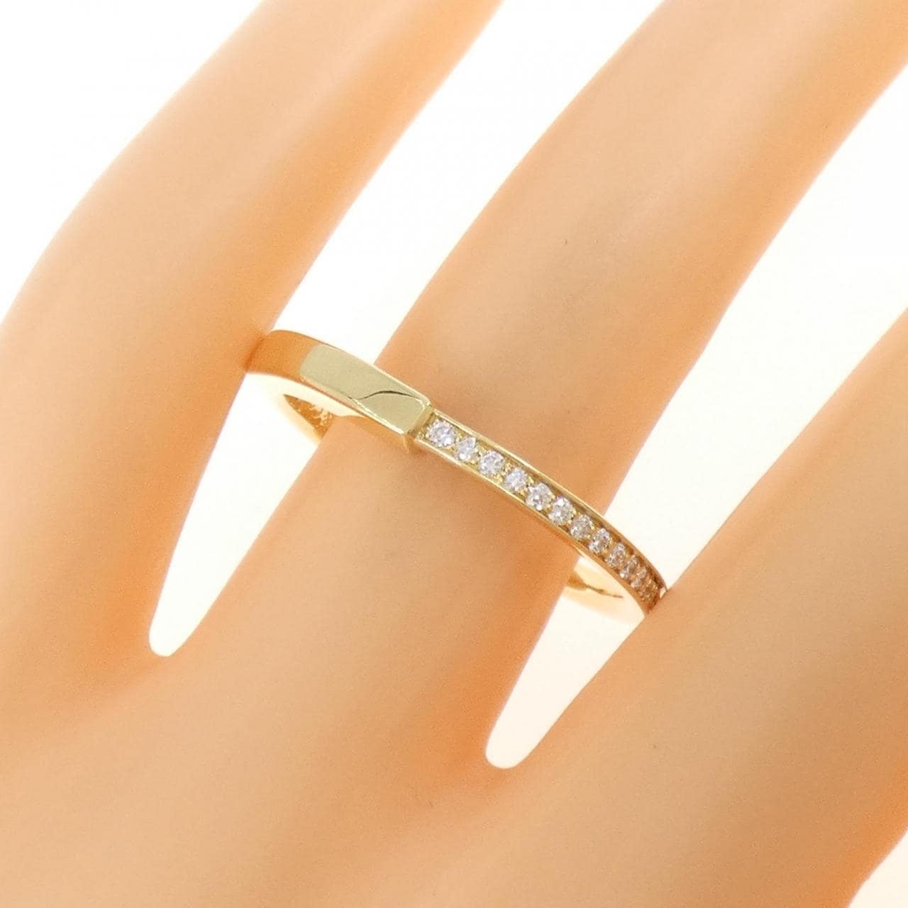 ティファニー ロック リング 0.17CT