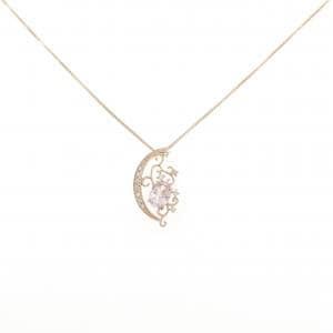 K18PG モルガナイト ネックレス 0.58CT