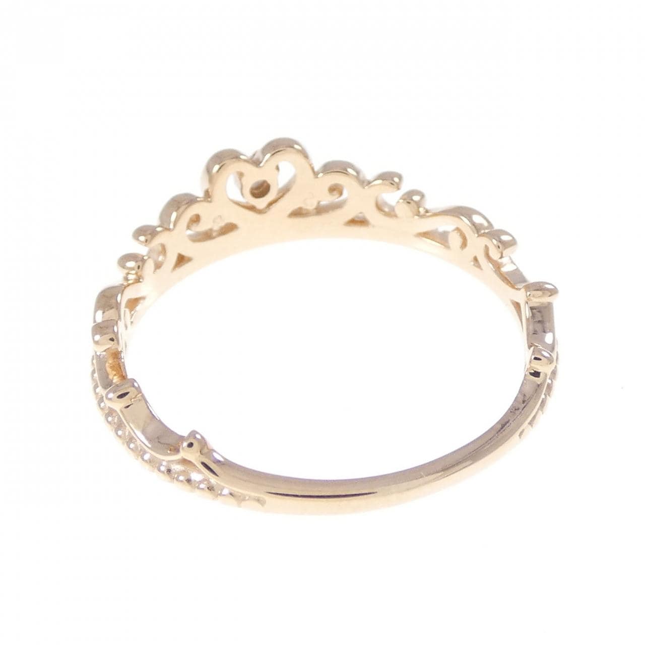 K10PG ティアラ ダイヤモンド リング