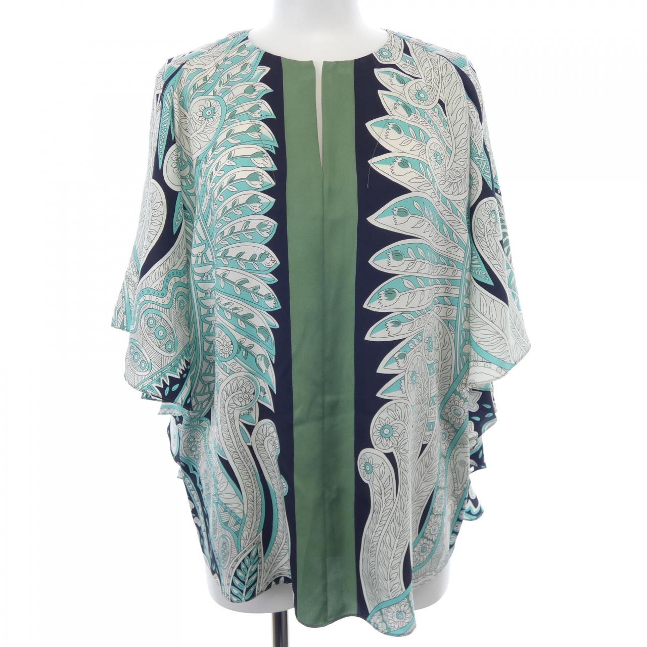 エルメス HERMES LE JARDIN MAHARANI *76-7608 ツイルレーヌ トップス