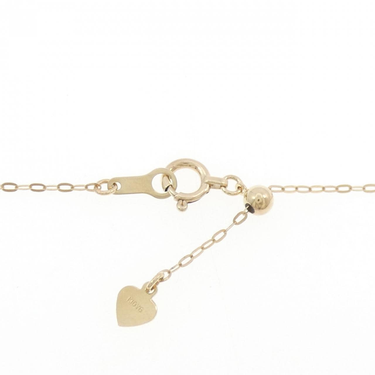 K10YG ダイヤモンド ネックレス 0.10CT