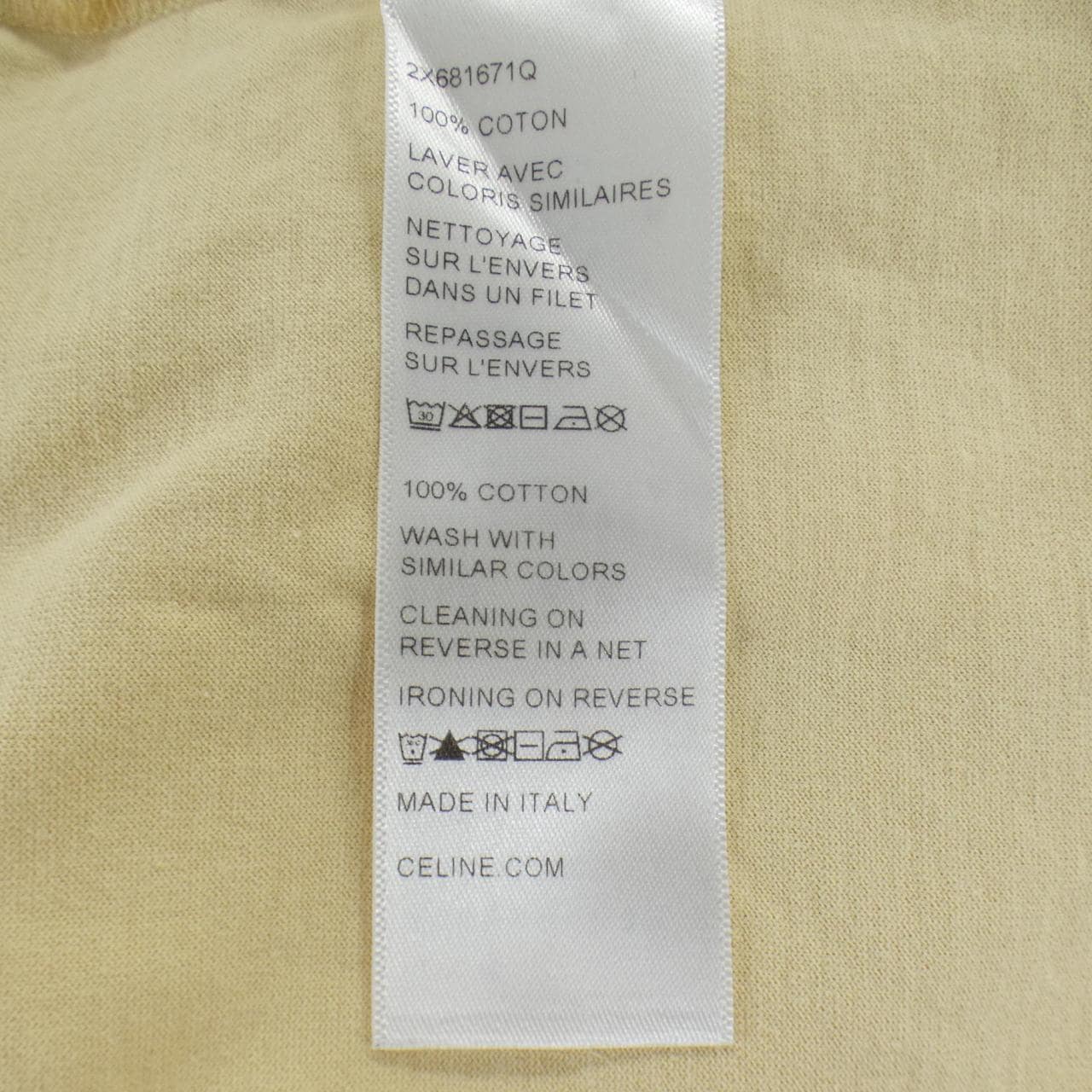 セリーヌ CELINE CELINE ルーズTシャツ 2X681671Q Tシャツ