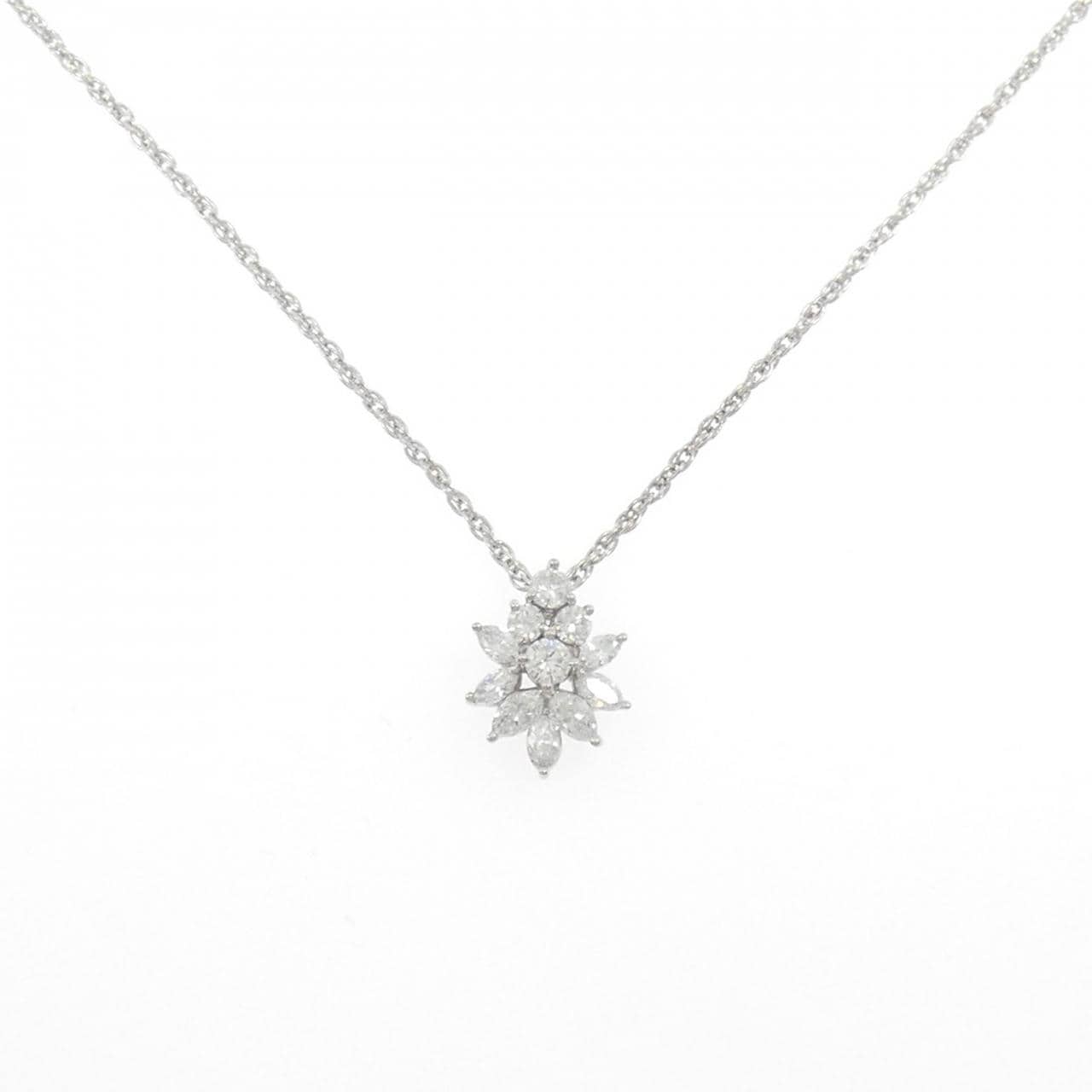 PT900/PT850 ダイヤモンド ネックレス 1.33CT