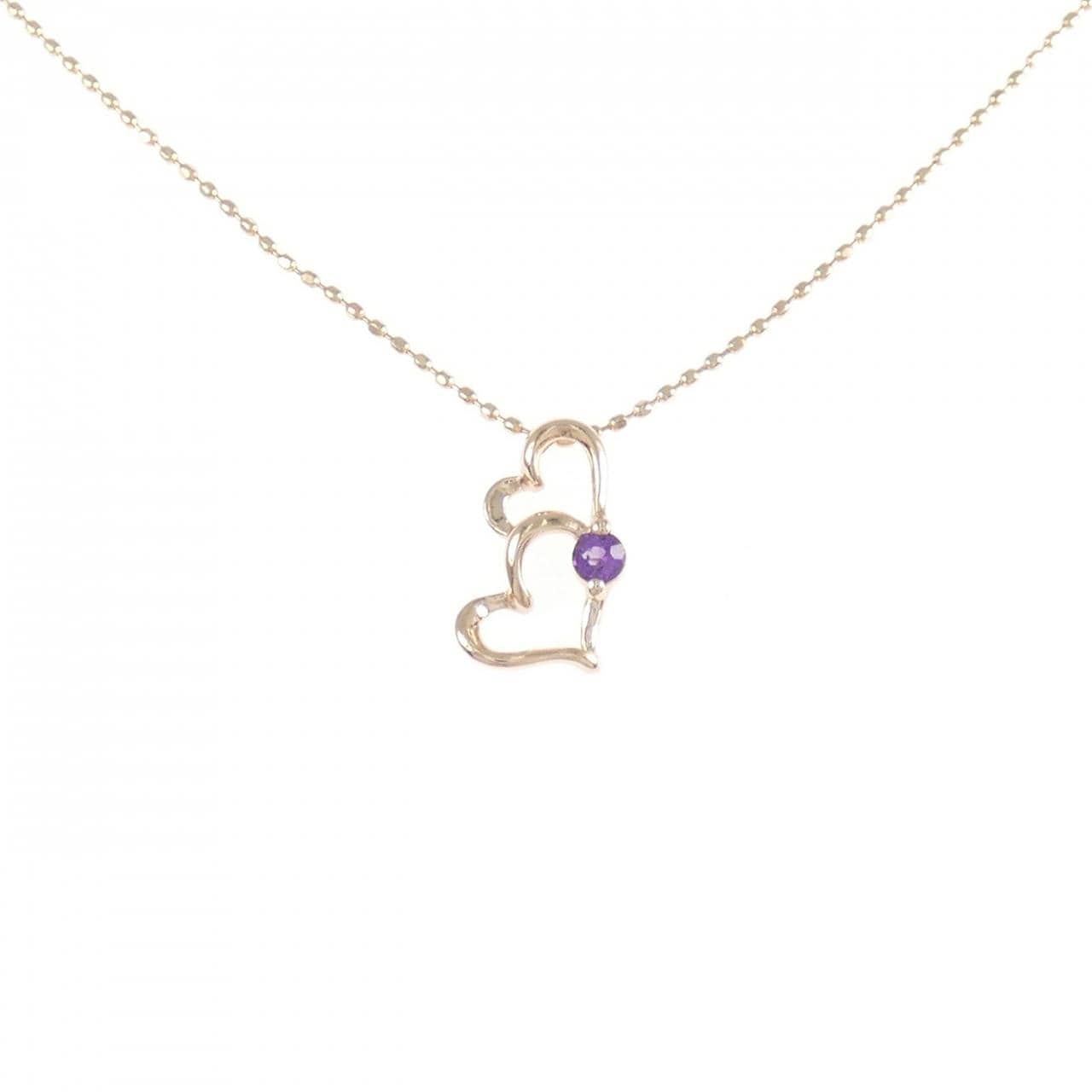 K10PG アメジスト ネックレス