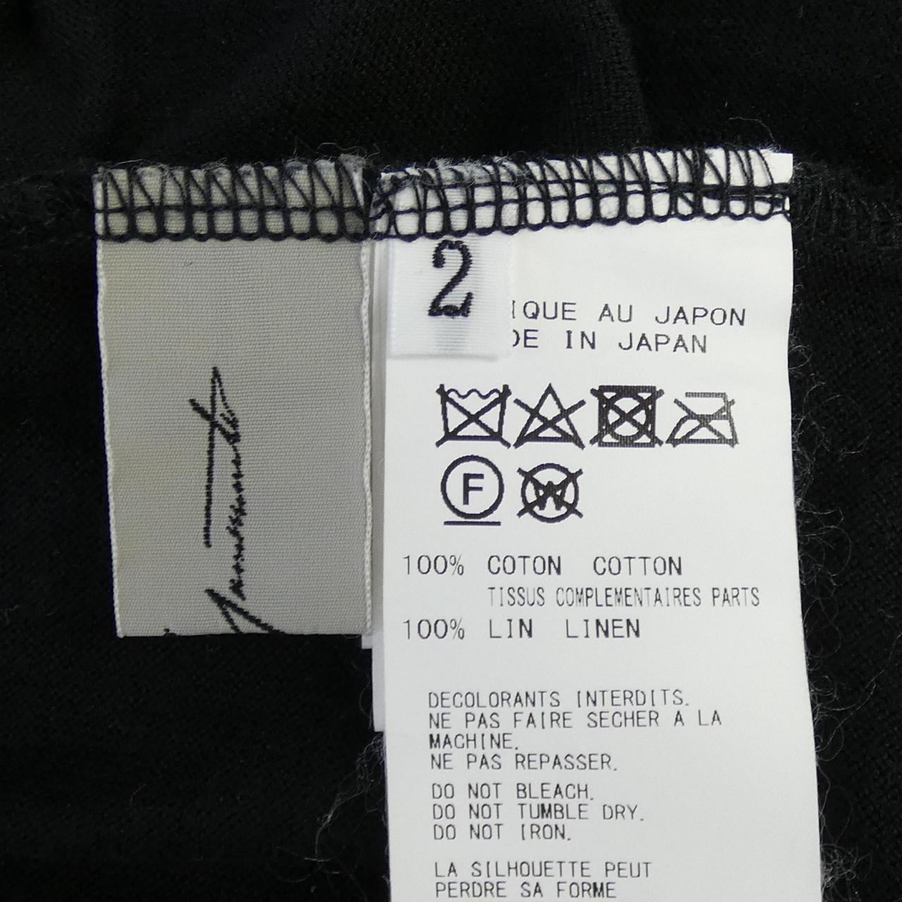 ヨウジヤマモト YOHJI YAMAMOTO FN-T08-077 チュニック