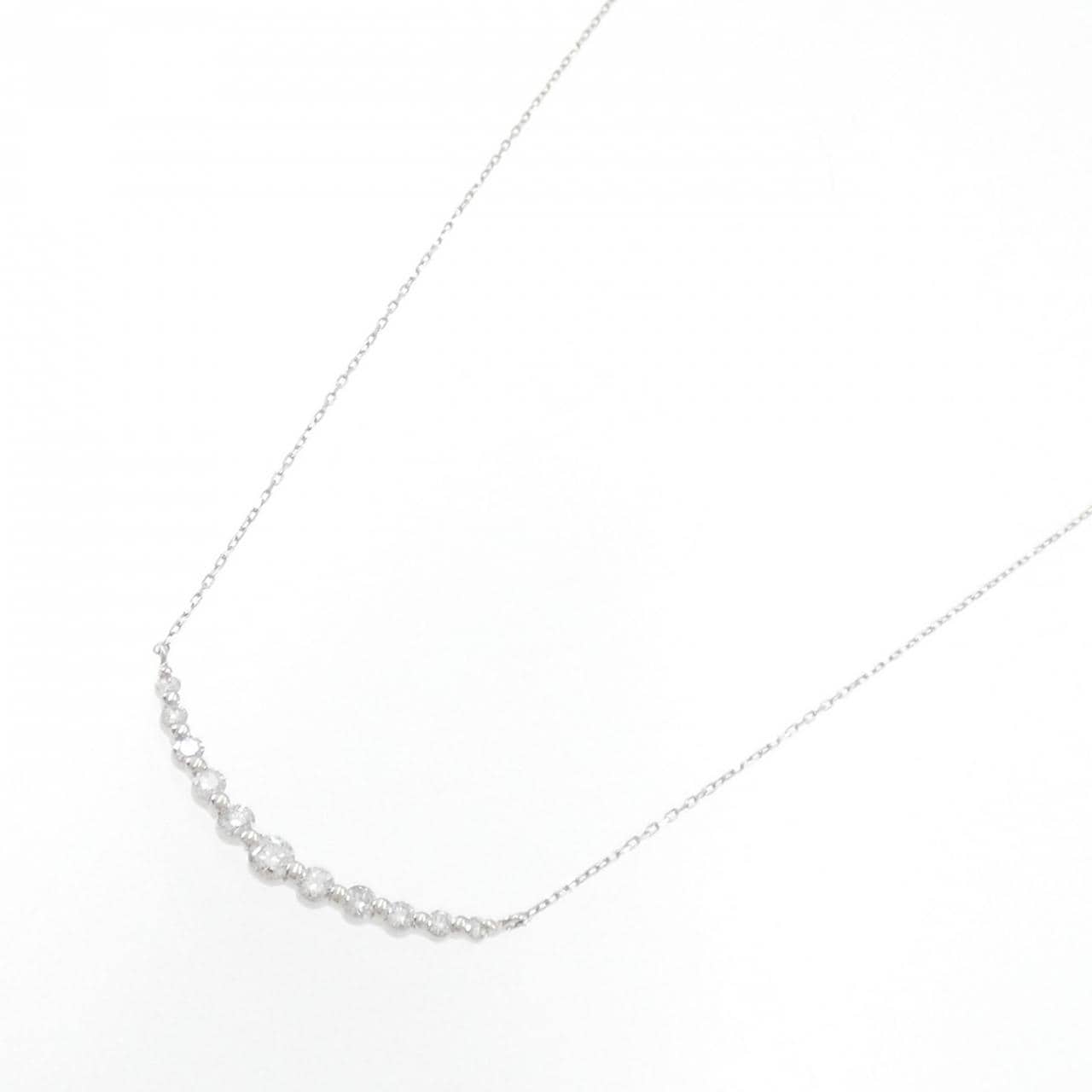 PT900/PT850 ダイヤモンド ネックレス 0.30CT