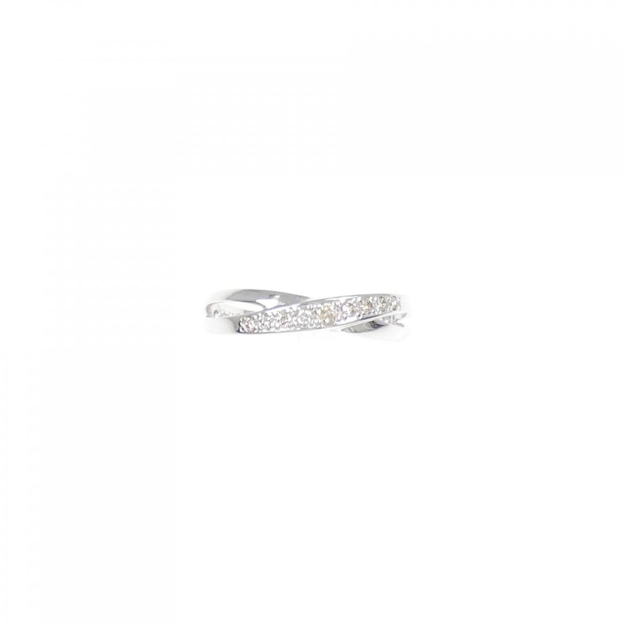 K10WG ダイヤモンド リング 0.10CT