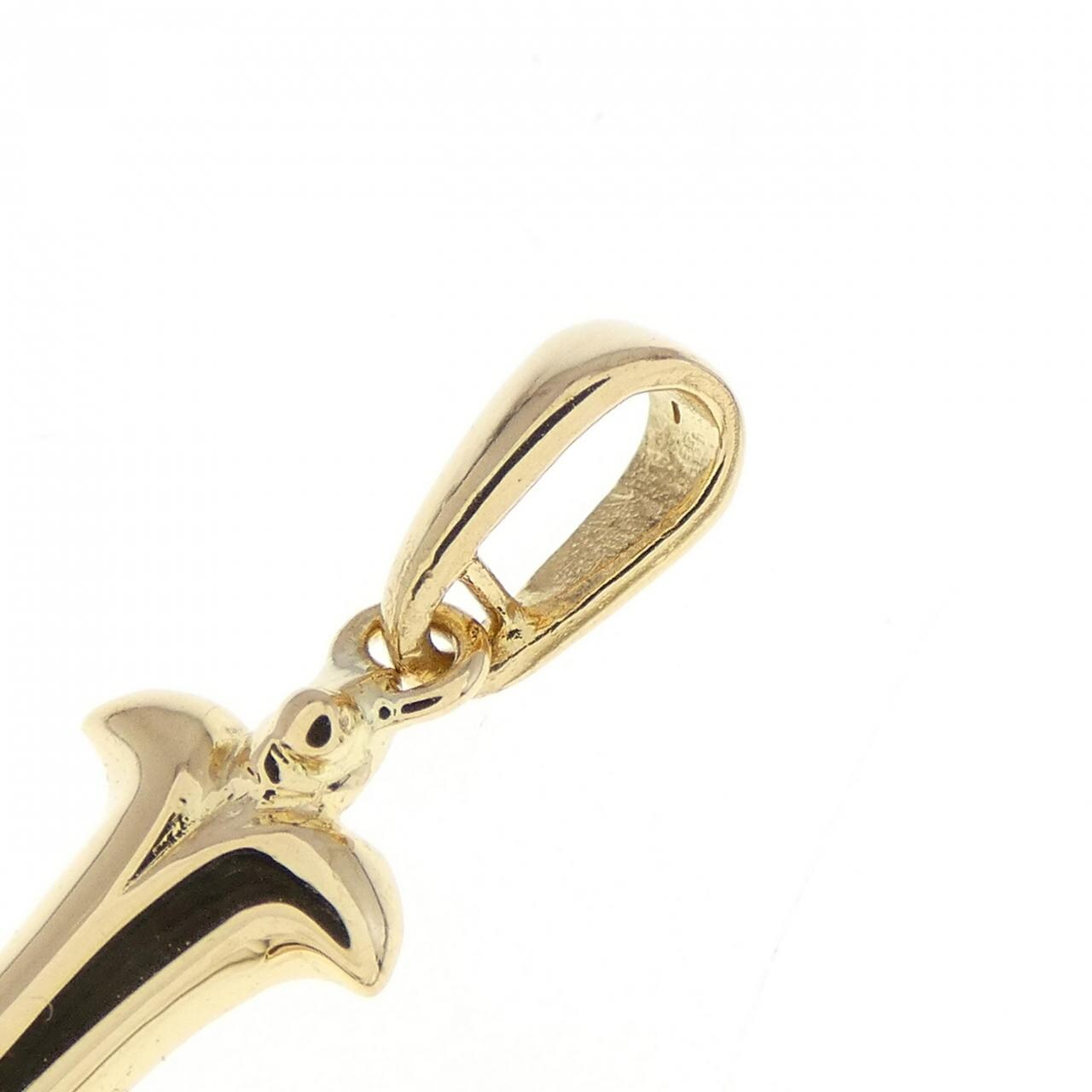 K18YG cross pendant