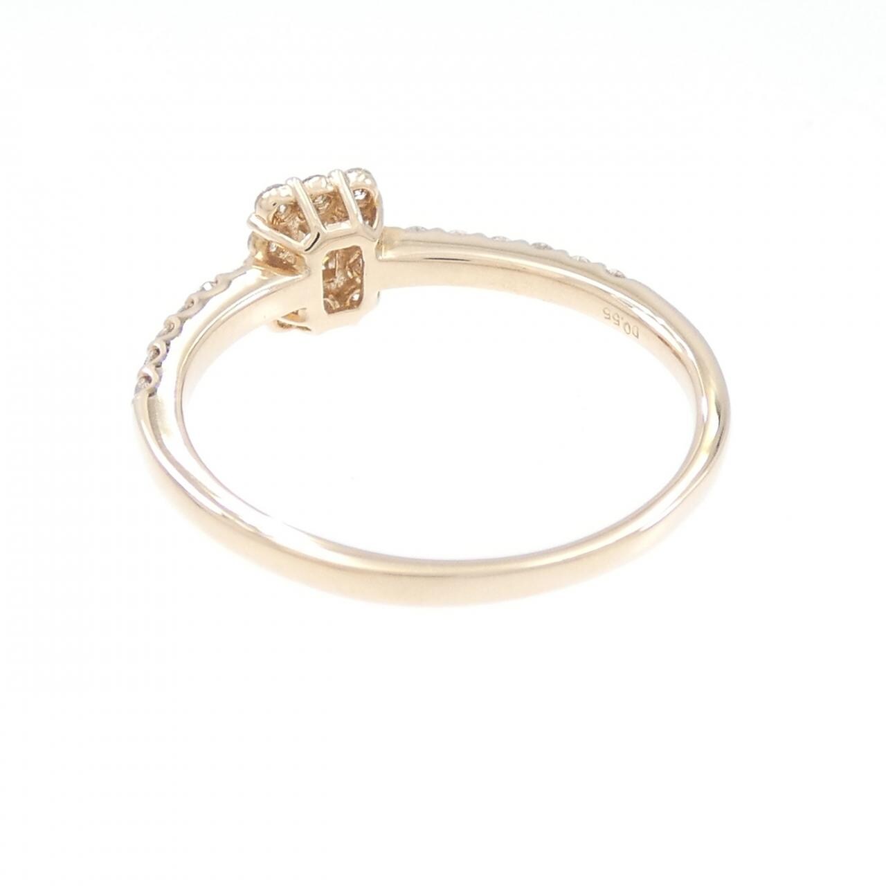 【新品】K18PG ダイヤモンド リング 0.55CT