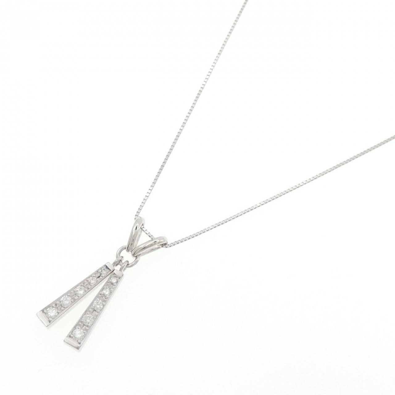 PT900/PT850 ダイヤモンド ネックレス 0.30CT