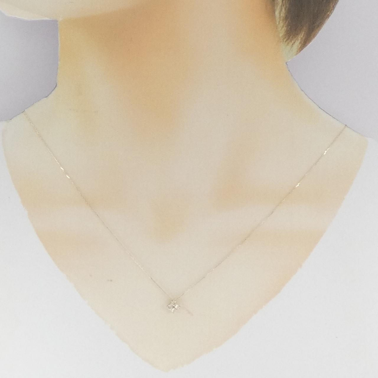 【新品】K10YG ダイヤモンド ネックレス 0.20CT
