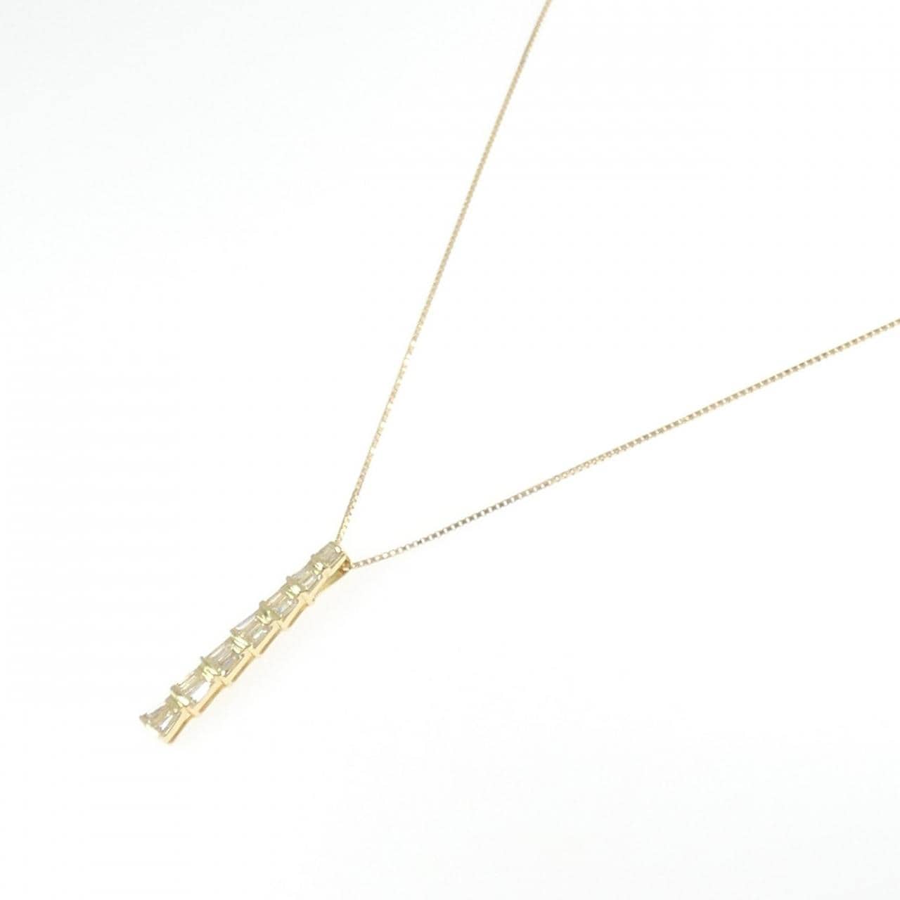 K18YG ダイヤモンド ネックレス 0.92CT