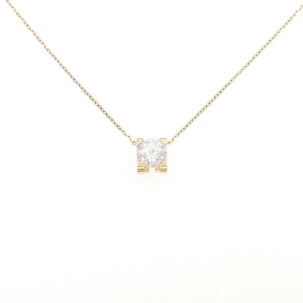 Cartier C Motif Ariane Necklace 1.12CT F VVS2 3EXT