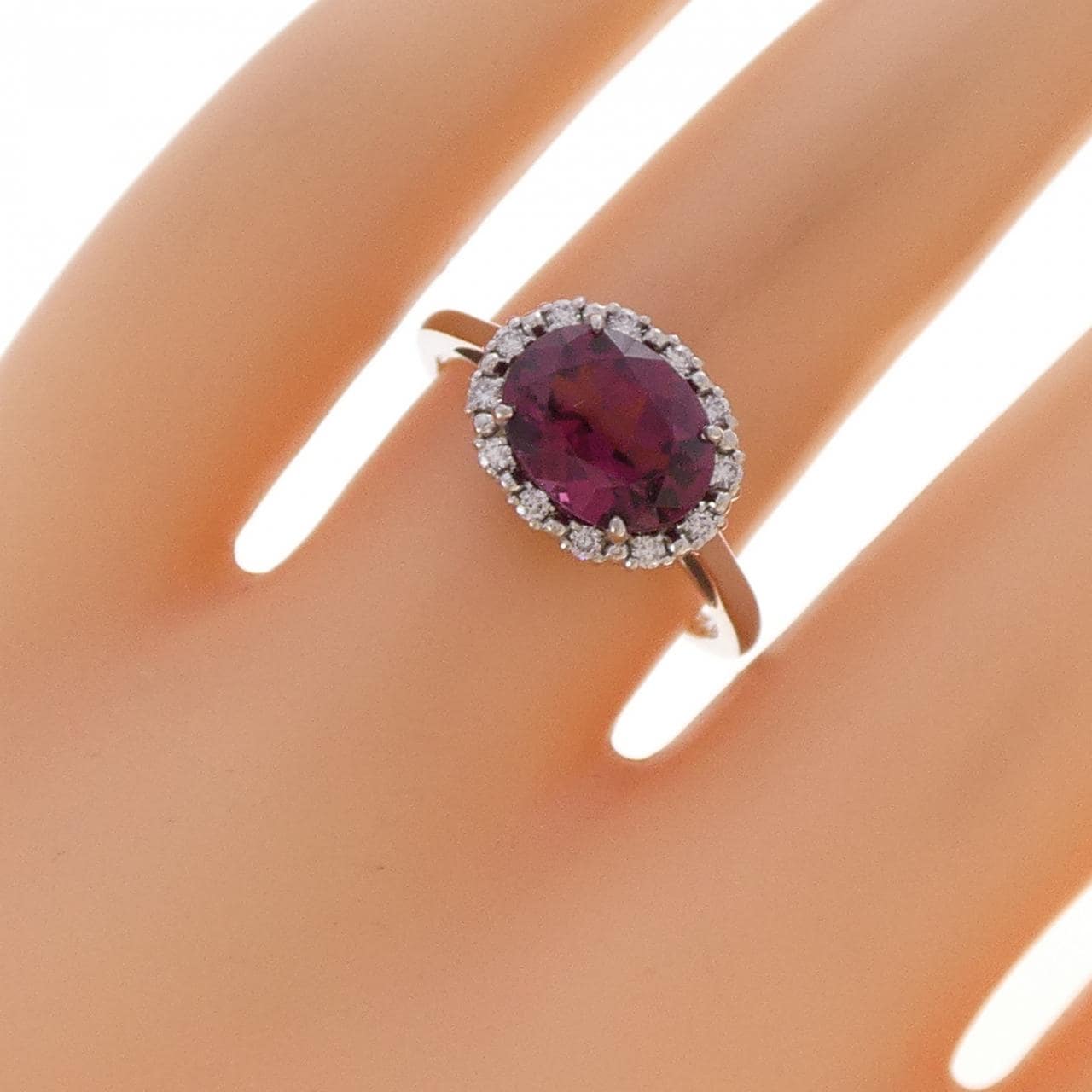 PT900 ガーネット リング 2.25CT