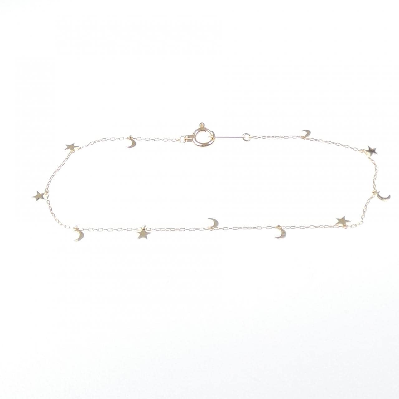 K18YG スター×ムーン ブレスレット