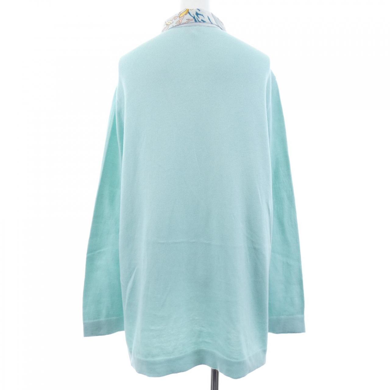 【ヴィンテージ】エルメス HERMES LAVIE PRECIEVSE DE LA MEDITERRANEE ツイルレーヌ. ポロシャツ