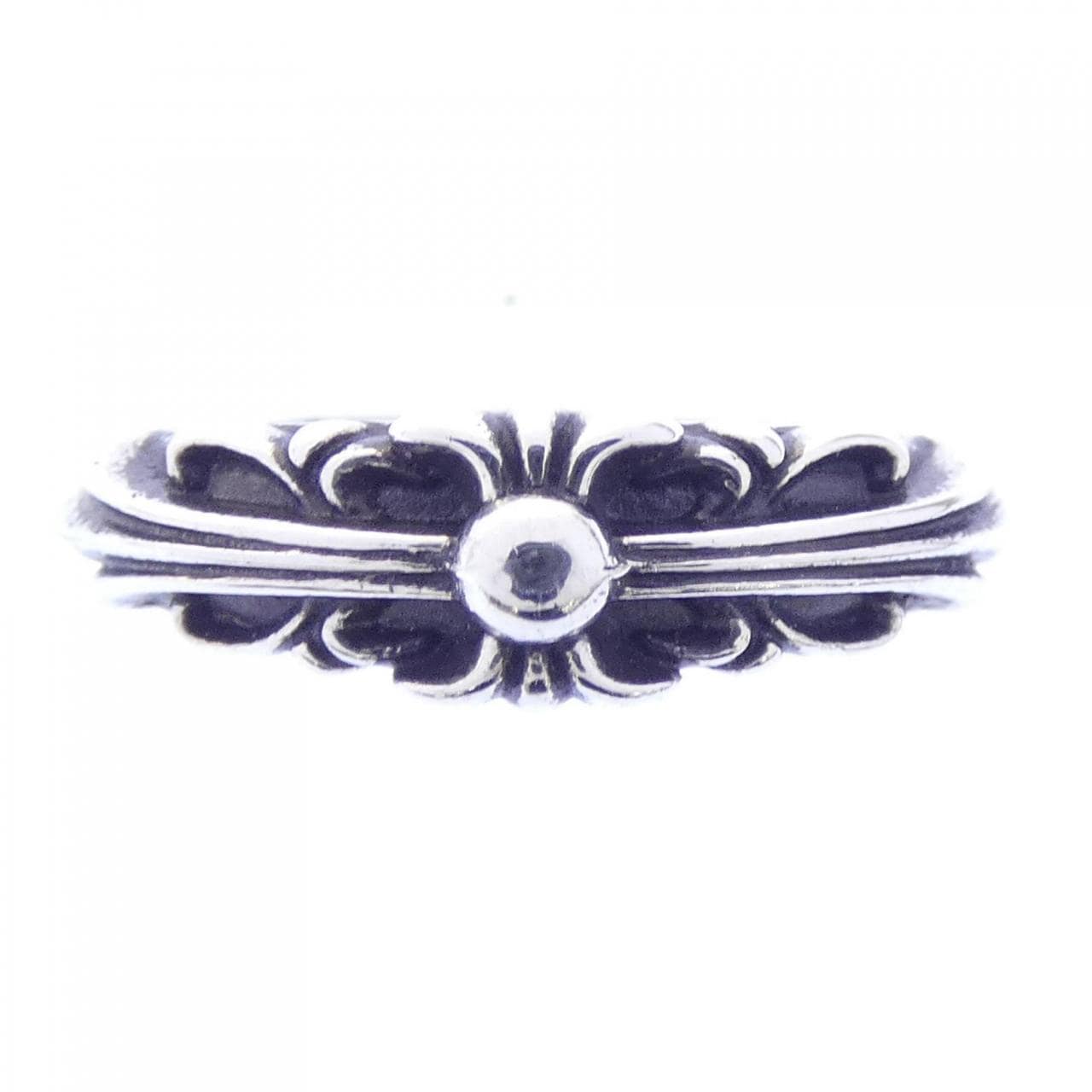 クロムハーツ CHROME HEARTS BABY CLSC FLORAL CRS ベイビークラシックフローラルクロス 207146023SLVXXX001 RING