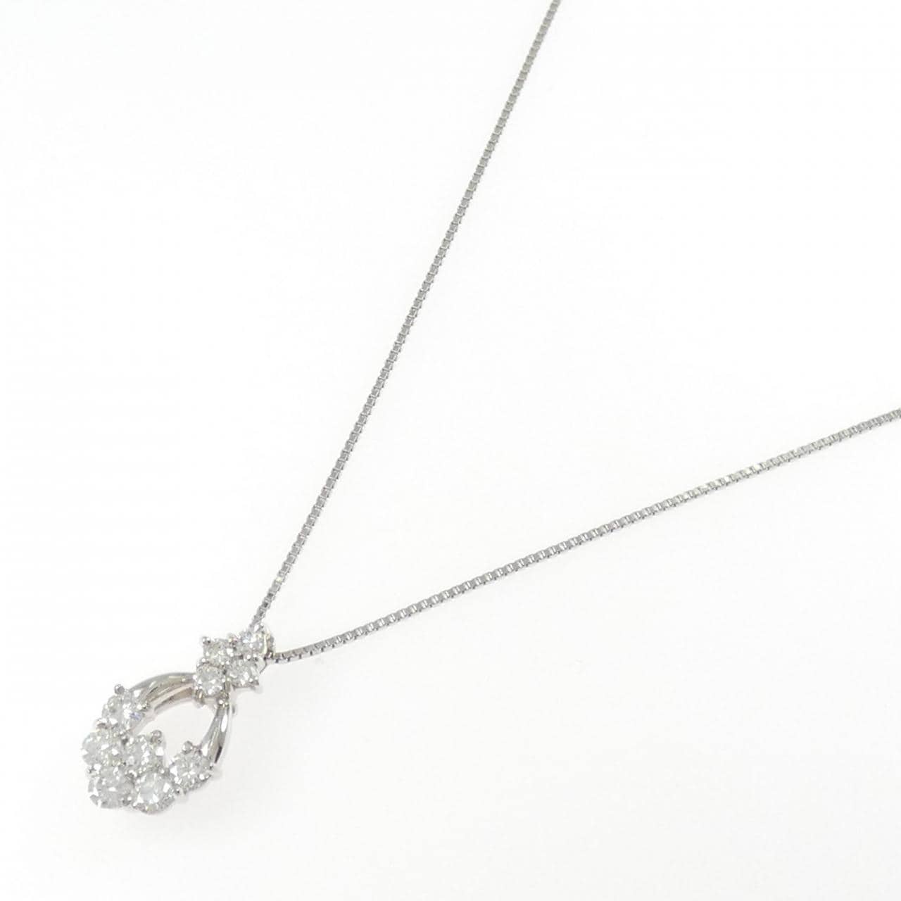 PT900/PT850 ダイヤモンド ネックレス 0.65CT