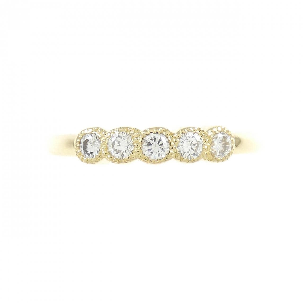 K18YG ダイヤモンド リング 0.18CT