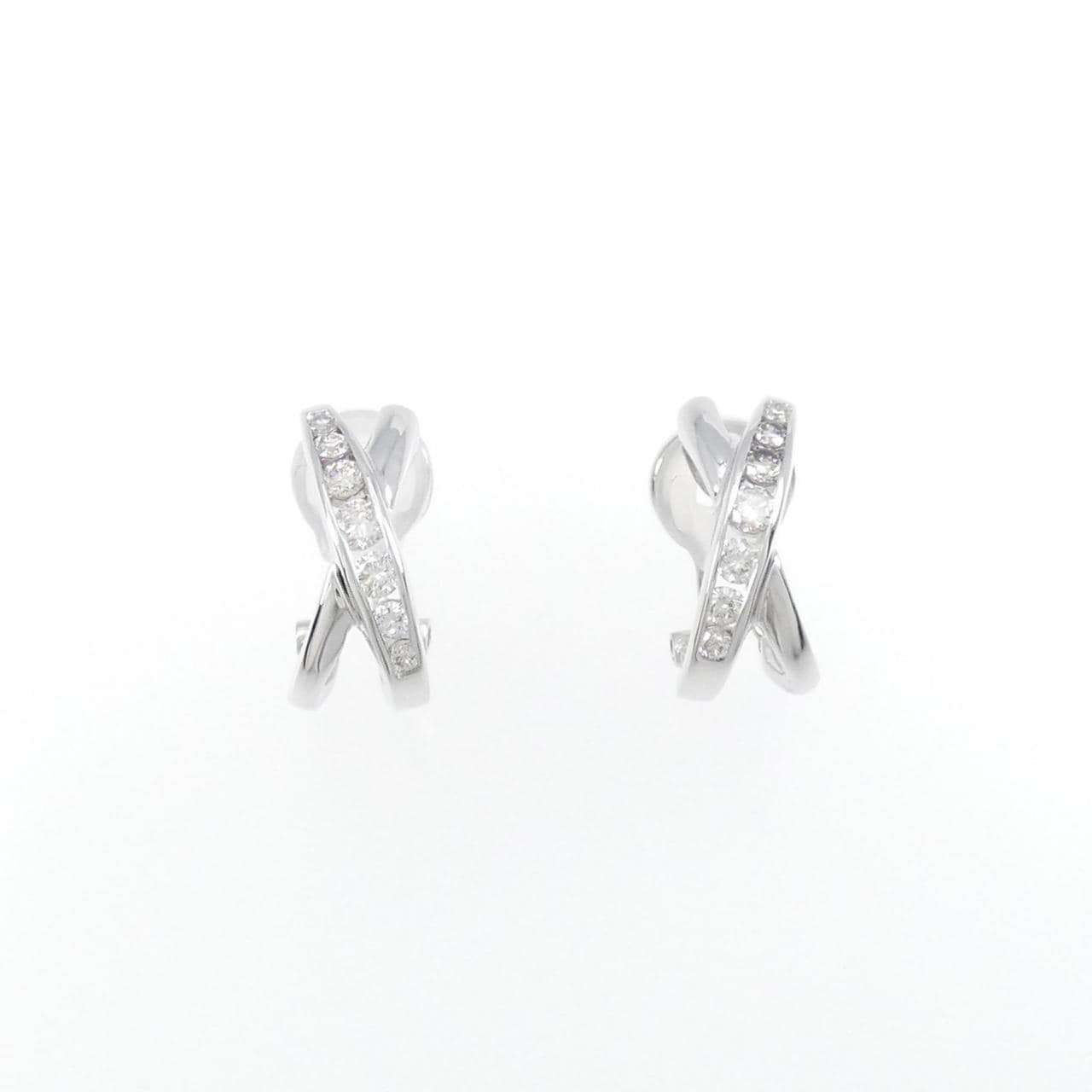 K18WG ダイヤモンド ピアス 0.50CT www.krzysztofbialy.com