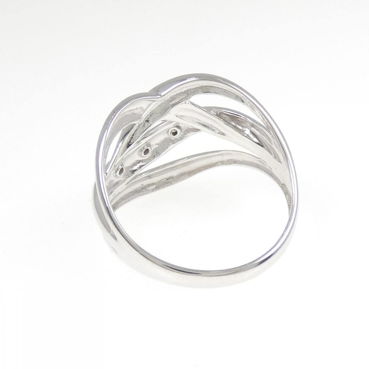 K10WG ダイヤモンド リング 0.02CT