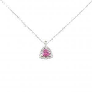 K18WG スピネル ネックレス 0.37CT