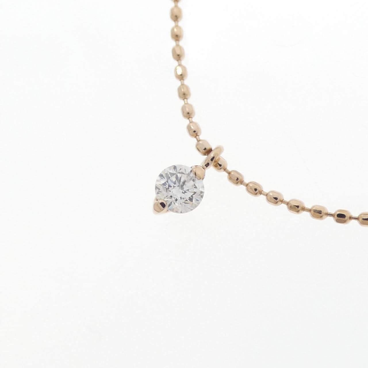 K18PG ダイヤモンド ネックレス 0.40CT