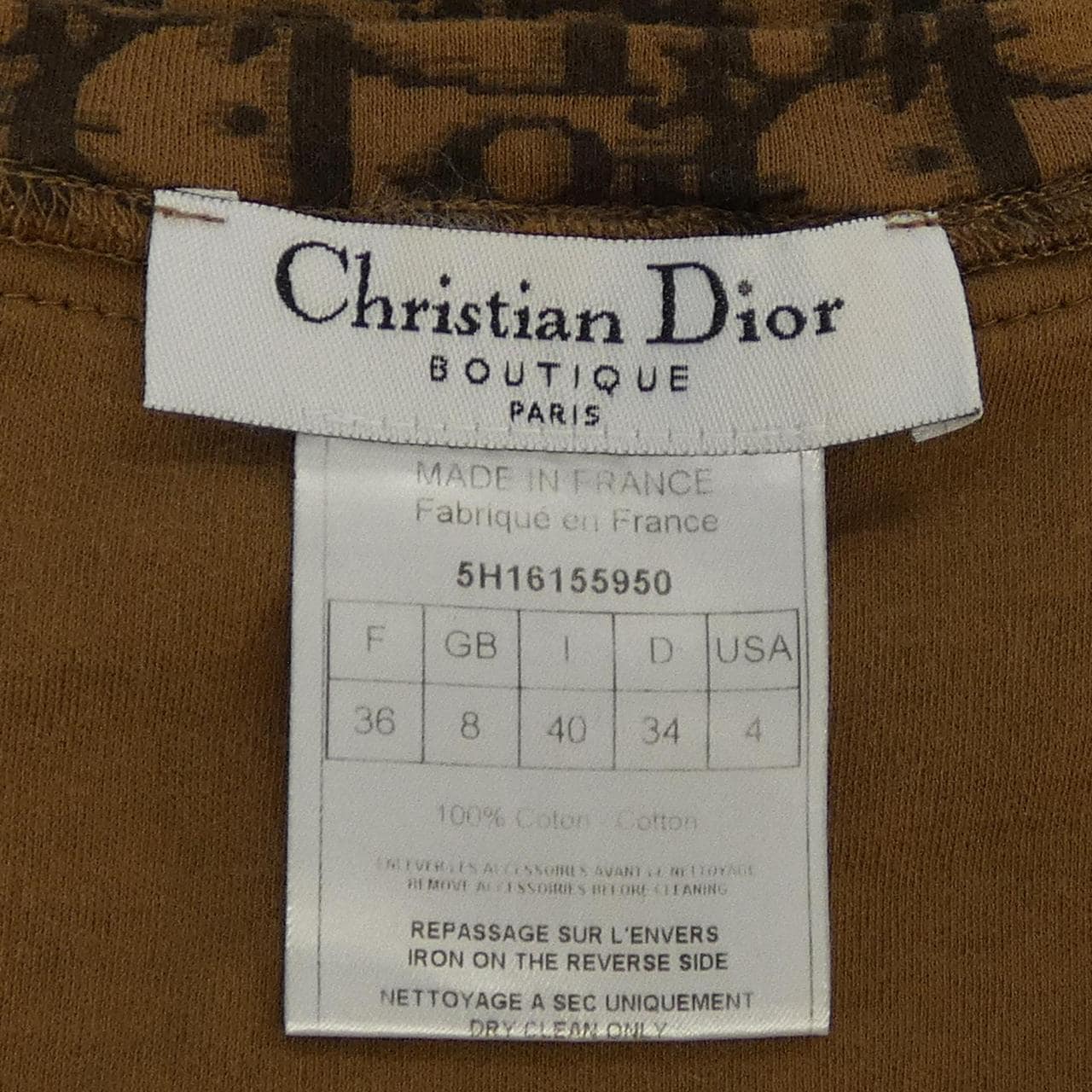 【ヴィンテージ】クリスチャンディオール CHRISTIAN DIOR トロッター TROTTER 5H16155950 トップス