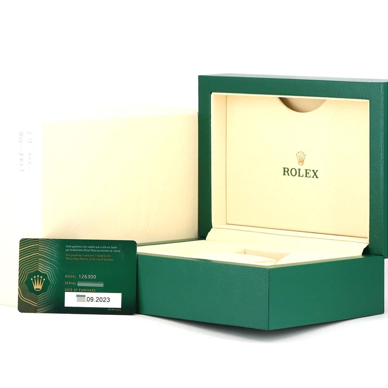 ロレックス デイトジャスト 126300 SS 自動巻 ランダム番