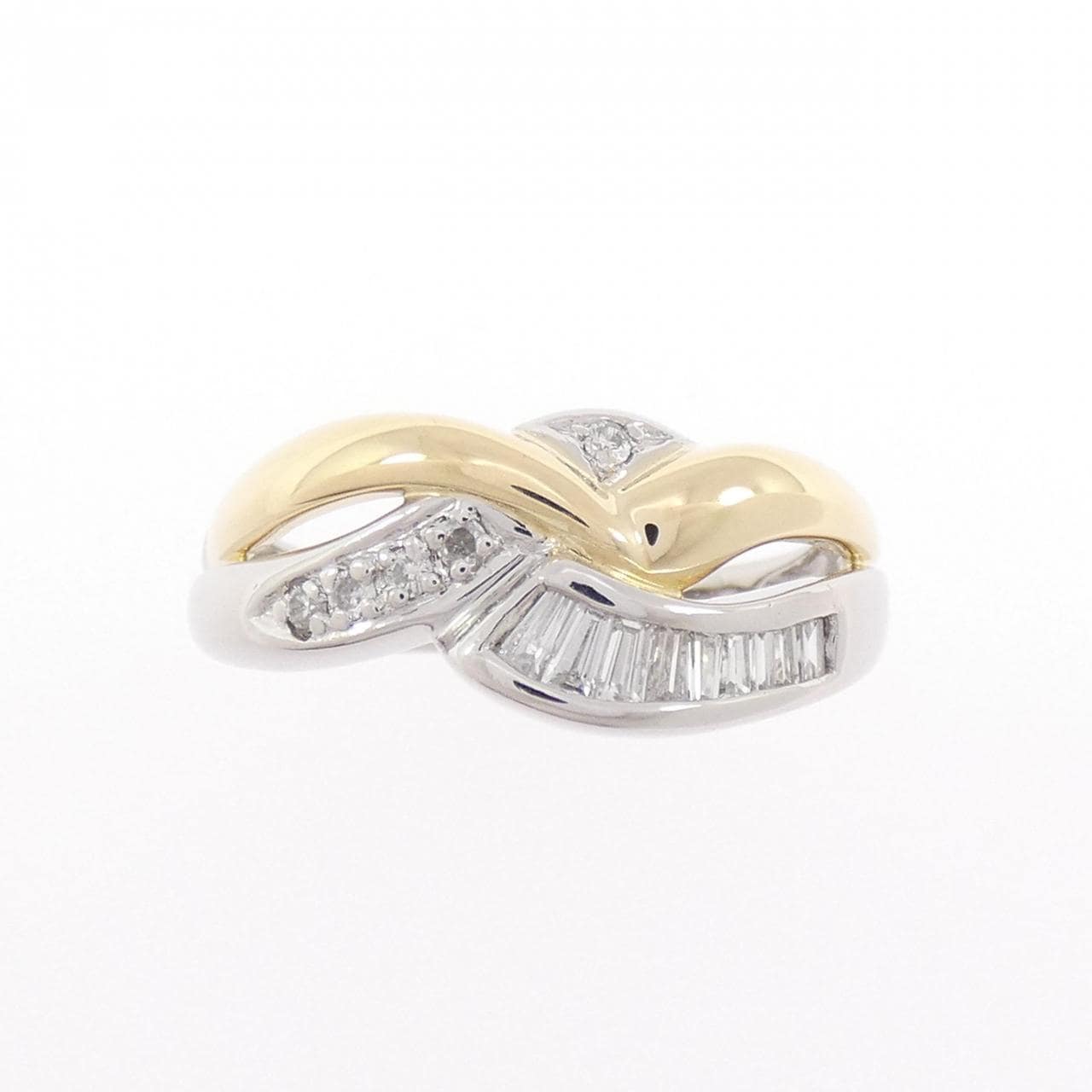 PT850/K18YG ダイヤモンド リング 0.26CT